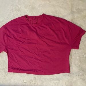 Lululemon Abrasion Resistant Training Shirt Sonic Pink Size 8